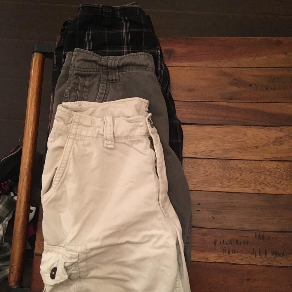 3 for $10 Cargo Shorts.